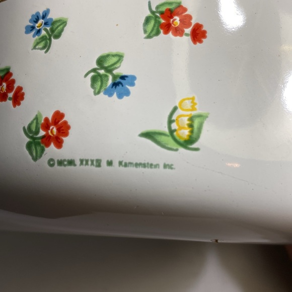 Vintage M Kamenstein Inc Enamelware Nesting Bowls - Picture 3 of 10